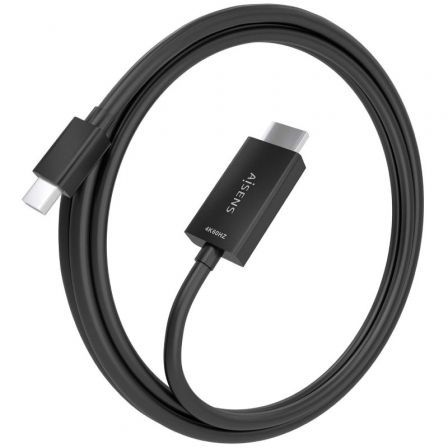 Aisens Cable Conversor Mini DisplayPort a HDMI 4K@60Hz, 2m, Negro